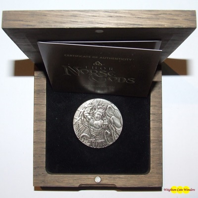 2016 2oz Silver Coin - NORSE GODS - THOR
